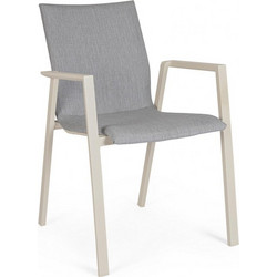 Kare Design Odeon Καρέκλα Κήπου Μεταλλική Γκρι 0663676