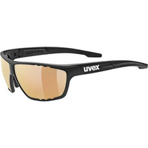 Uvex 706CV Γυναικεία Γυαλιά Ηλίου Ορθογώνια Κοκάλινα Μαύρα με Καφέ Φακό