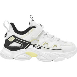 Fila Memory Spinel 3 Παιδικά Sneakers Λευκά Μαύρα Κίτρινα 3YF33002-101