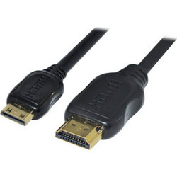 Valueline Καλώδιο HDMI 1.4 HDMI Male to Mini HDMI Male 2.5m Black