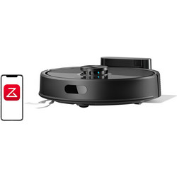 Roborock Q7 TF+ Black Σκούπα Ρομπότ για Σκούπισμα & Σφουγγάρισμα με Wi-Fi