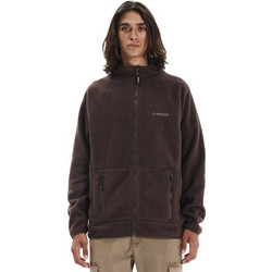 Emerson Ανδρική Ζακέτα Fleece με Φερμουάρ Σοκολατί 252.EM29.19D