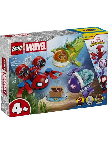 Lego Marvel Spider-Man Spidey Underwater Vehicles για 4+ Ετών 11207