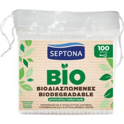 Septona Bio Μπατονέτες Βαμβακερές Βιοδιασπώμενες 100τμχ