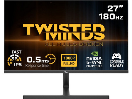 Twisted Minds Blaze IPS Gaming Monitor 27" 1920x1080 FHD 180Hz 0.5ms