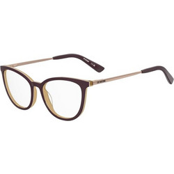 Love Moschino MOL678 0T7 Γυναικείος Σκελετός Γυαλιών Οράσεως Μεταλλικός Χρυσός Καφέ