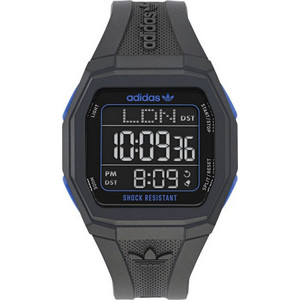 Adidas Originals Tech One GMT Ψηφιακό Ανδρικό Ρολόι Χρονογράφος με Μαύρο Καουτσούκ Λουράκι AOST24564 Adidas Originals Tech One GMT Ψηφιακό Ανδρικό Ρολόι Χρονογράφος με Μαύρο Καουτσούκ Λουράκι AOST24564