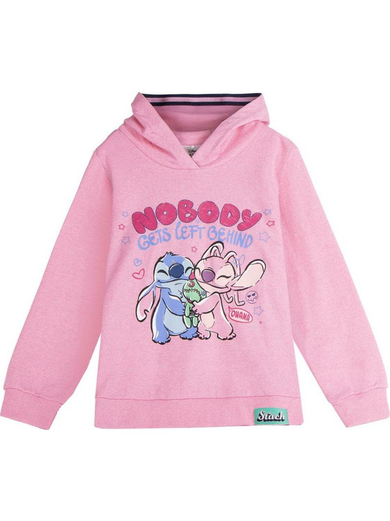 Cerda Lilo & Stitch Παιδικό Φούτερ με Κουκούλα Ροζ 2900002981
