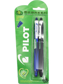 Pilot Rexgrip Σετ Στυλό Διαρκείας 0.7mm Πολύχρωμο 2τμχ