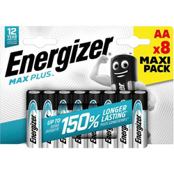Energizer Max Plus AA 8τμχ