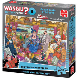 Puzzle Jumbo Wasgij Great Train Robbery 1000 Κομμάτια