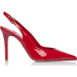 Sante Γόβες Slingback Λουστρίνι με Τακούνι Στιλέτο Κόκκινες 26-211-05-39
