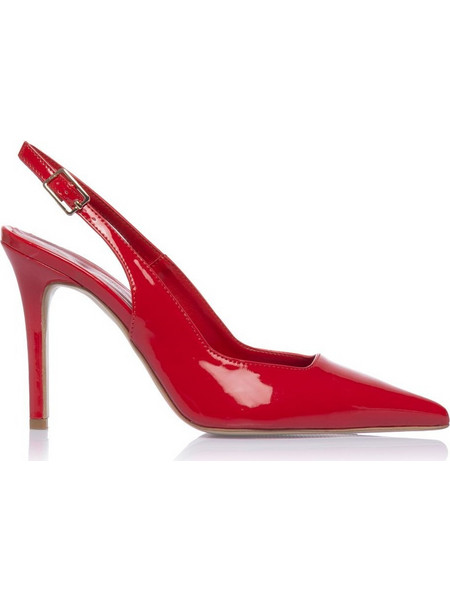 Sante Γόβες Slingback Λουστρίνι με Τακούνι Στιλέτο Κόκκινες 26-211-05-39