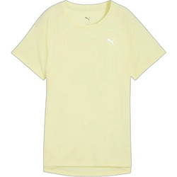 Puma Run Velocity Tee Γυναικείο Αθλητικό T-Shirt Κίτρινο 526578-35