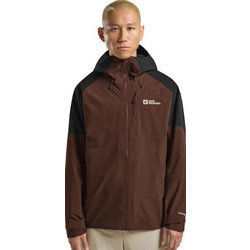 Jack Wolfskin Ανδρικό Μπουφάν Χειμωνιάτικο Softshell Αδιάβροχο Καφέ A61823-D0107