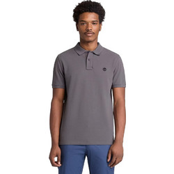 Timberland Ανδρική Μπλούζα Polo Κοντομάνικη Ανθρακί TB0A6VDPW08