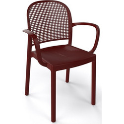 Gaber Panama 241-A Πολυθρόνα Κήπου Πλαστική Καφέ 772-28592