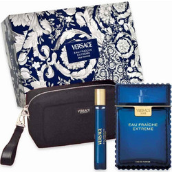 Versace Man Eau Fraiche Extreme Eau de Parfum 100ml + 10ml + Toiletry Bag