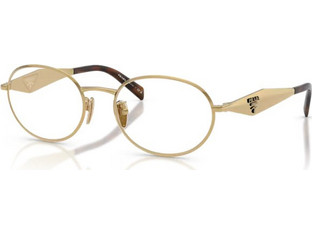 Prada PRD53VD 5AK1O1 Ανδρικός Σκελετός Γυαλιών Οράσεως Μεταλλικός Χρυσός