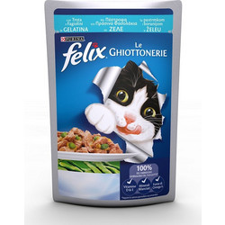 Purina Felix Fantastic with Trout in Jelly 100gr
