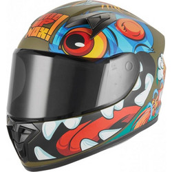 NOX N731 Scrappy Multicolor Khaki Κράνος Μηχανής Full Face 1250gr