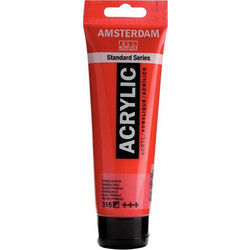 Royal Talens Amsterdam 315 Pyrrole Red Ακρυλικό Χρώμα Ζωγραφικής 120ml