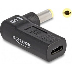 DeLOCK 60011 Βύσμα Φορτιστή Laptop USB-C σε DC Barrel 5.5x2.5mm