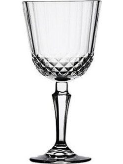 Espiel Σετ Ποτήρι Κρασιού Γυάλινo Κολωνάτο Diony 230ml SP440220G6
