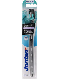 Jordan Ultralite Medium Oδοντόβουρτσα Μαύρη