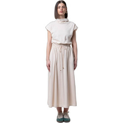 Helmi Midi Καθημερινό Φόρεμα Nude 57-05-004