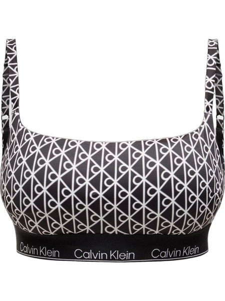 Calvin Klein Bikini Top Μπουστάκι Μαύρο Λευκό LV00Q61130-32N