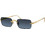 Ray-Ban RB3928 001S2 Ανδρικά Γυαλιά Ηλίου Τετράγωνα Μεταλλικά Χρυσά με Μαύρο Φακό