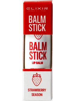Elixir Balm Stick Strawberry Season Lip Balm με Χρώμα