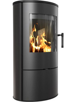 Kratki ROLLO/BLACK Ατσάλινη Ξυλόσομπα 7kW