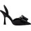 Envie Shoes Γόβες Slingback με Λεπτό Ψηλό Τακούνι & Φιόγκο Μαύρες E02-22085-34