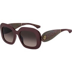 Etro 0141/G/S LHF/HA Γυναικεία Γυαλιά Ηλίου Τετράγωνα Κοκάλινα Καφέ με Μαύρο Φακό