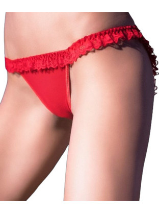 Chilirose Γυναικείο Sexy Slip Κόκκινο CR-4159