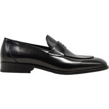 Boss Shoes Ανδρικά Μοκασίνια Loafers Δερμάτινα Μαύρα D7694