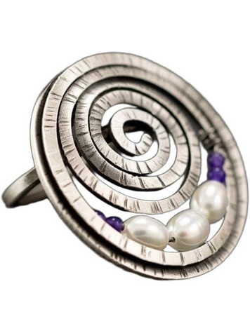 Emmanuela handcrafted for you Γυναικείο Δαχτυλίδι από Ασήμι 925 2050