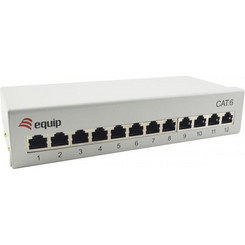 Equip 227363 Ethernet Patch Panel Rack 12 Θυρών Cat.6