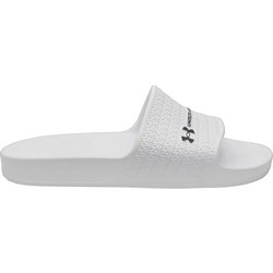 Under Armour Slide Lite Ανδρικές Παντόφλες Καλοκαιρινές Αντιολισθητικές Κολυμβητηρίου Λευκές 6007528-100