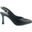 Ragazza Γόβες Slingback Δερμάτινες με Λεπτό Ψηλό Τακούνι Μαύρες 084