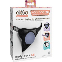 Pipedream Dillio Body Dock Harness Strap On Μαύρο