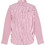 Timberland Ανδρικό Πουκάμισο Βαμβακερό Ριγέ Μακρυμάνικο Κανονική Γραμμή Ροζ TB0A44C7A7F