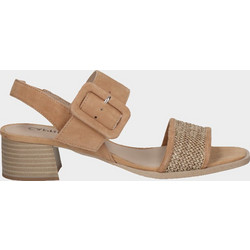 Caprice Γυναικεία Πέδιλα Suede Ταμπά με Χοντρό Χαμηλό Τακούνι 9-28203-42