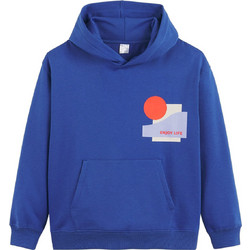 La Redoute Παιδικό Φούτερ με Κουκούλα Royal Blue 351238808
