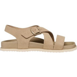 Geox Γυναικεία Σανδάλια Suede Ανατομικά Μπεζ D658RB 00022 C6738