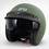 SPD Urban Military Green Κράνος Μηχανής Jet 1100gr