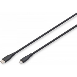 Digitus USB-C to Lightning Cable 1m Black AK-600110-010-S