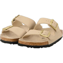 Birkenstock Arizona Δερμάτινα Γυναικεία Σανδάλια Ανατομικά Εκρού 1031521